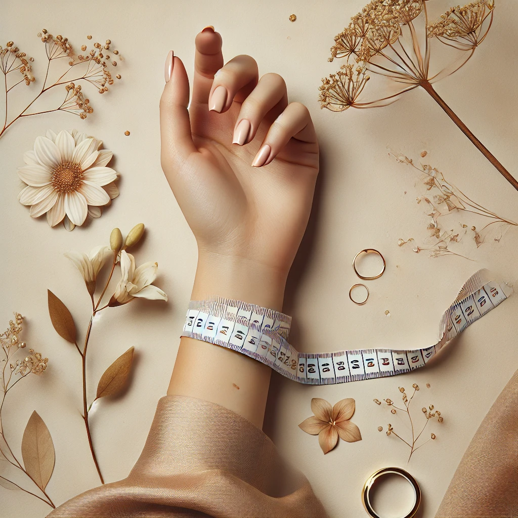 רוצה לדעת מה ההיקף הנכון לצמיד?