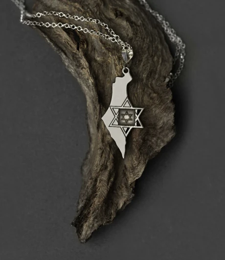 שרשרת מפה ומגן דוד ננו תנ