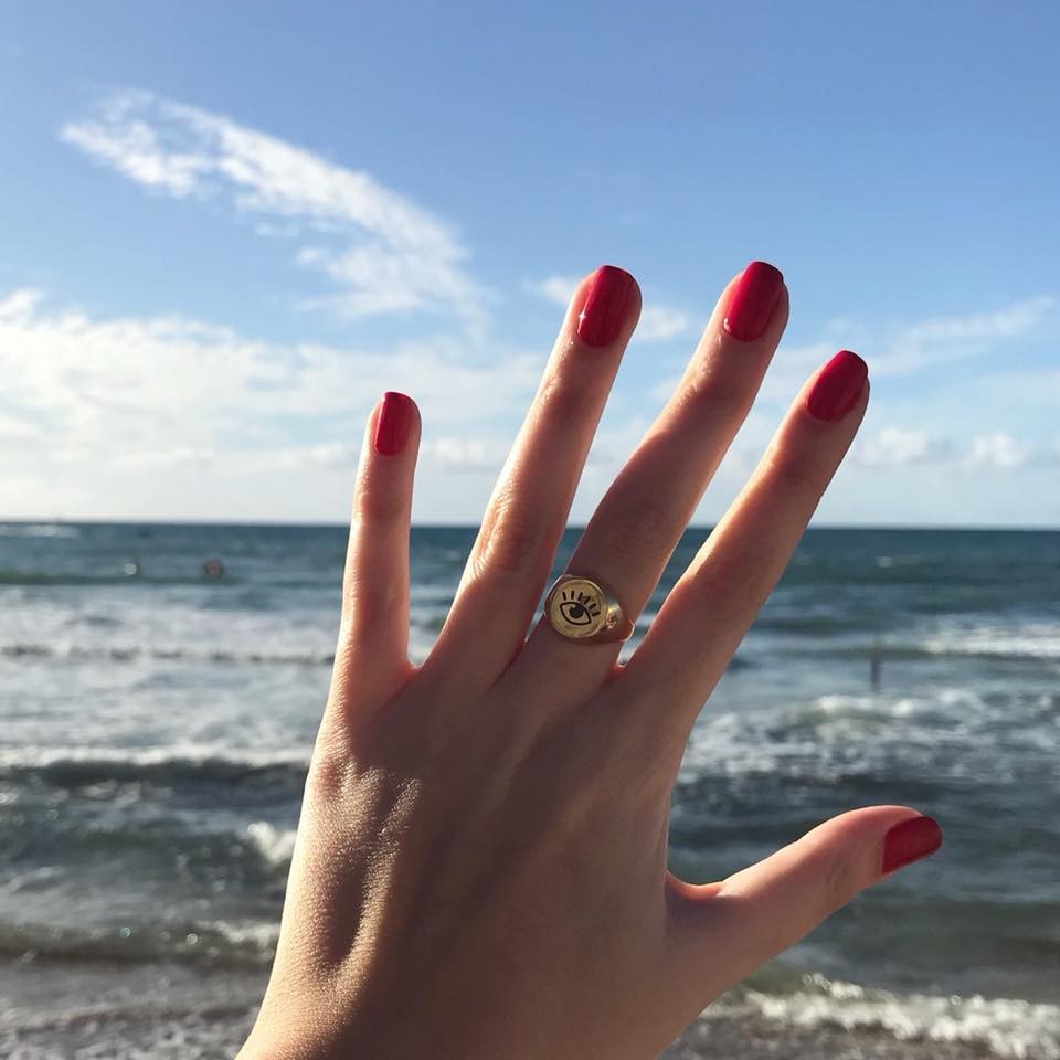 טבעת חותם גדול