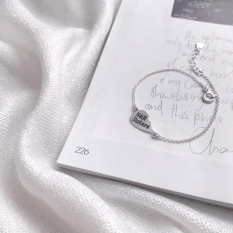  צמיד חצי לב