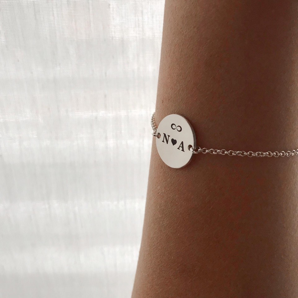  צמיד פלטה עיגול