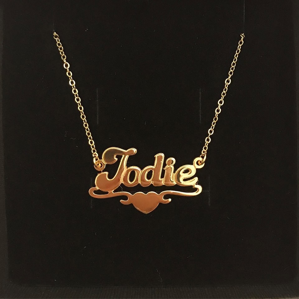 שרשרת שם ולב