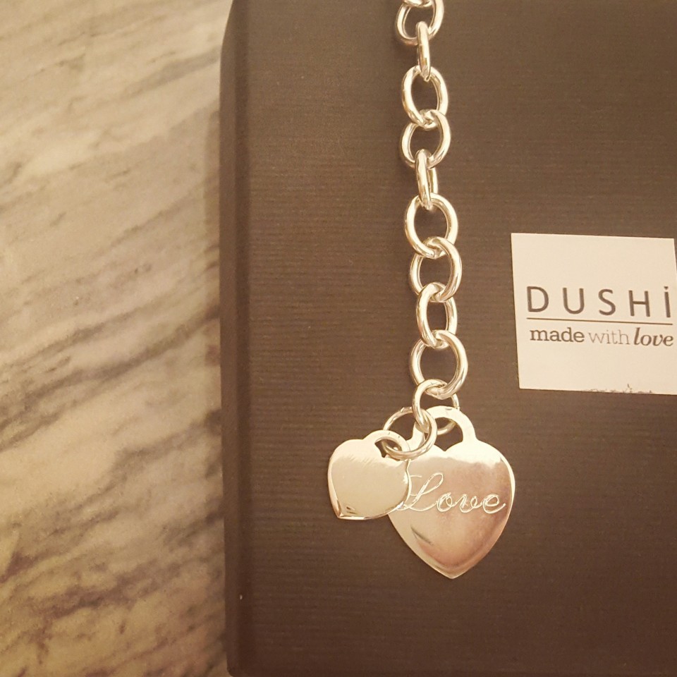  צמיד גורמט לבבות כסף