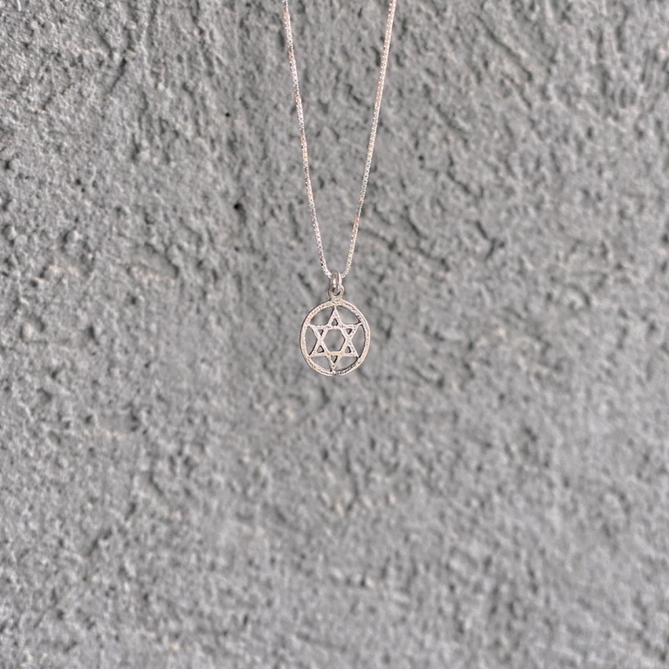  שרשרת מטבע מגן דוד