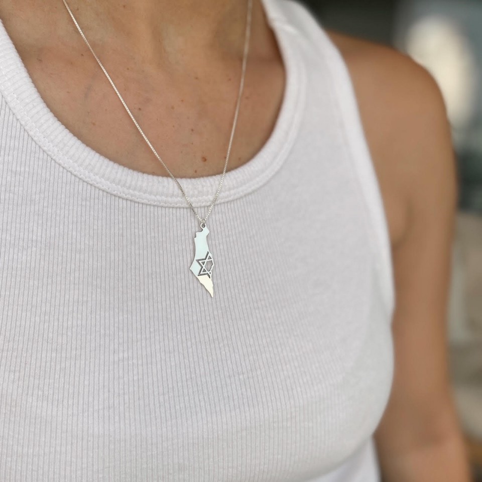  שרשרת מפה ומגן דוד