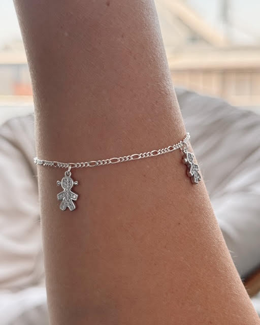 צמיד ילדים משובץ