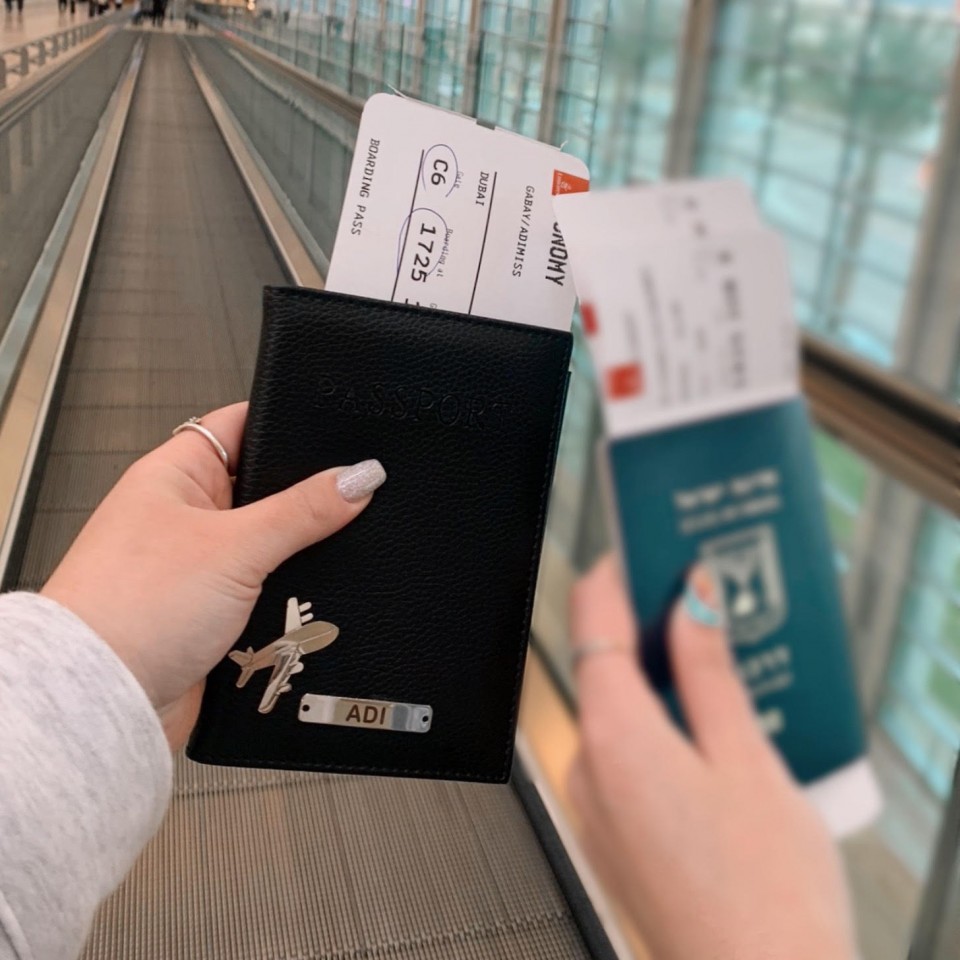 כיסוי לדרכון מטוס